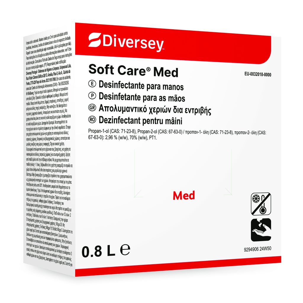 Soft Care Med 6x0.8L - Dezinfectant instant pentru mâini / dezinfectant pentru piele